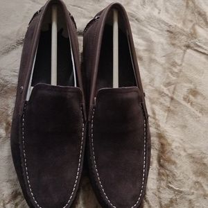 UGG Men's Bel-Air Venetian Navy Suede Loafers 11.5M -  New no box.